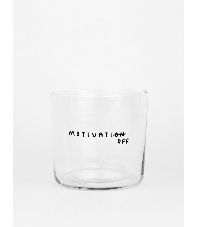 Yahya Studio MotivationOFF  - Medium Glass, 350ML