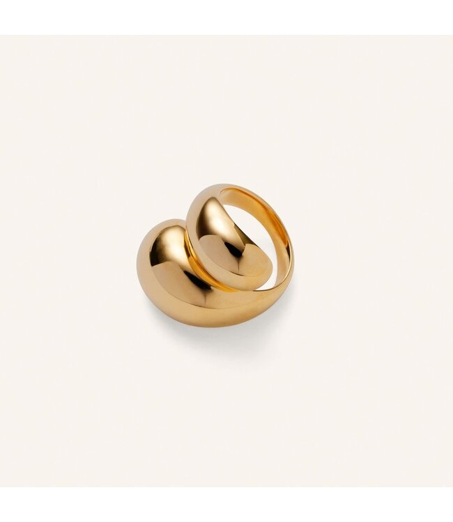 Pernille Corydon La Pausa Ring - Gold plated brass - 59