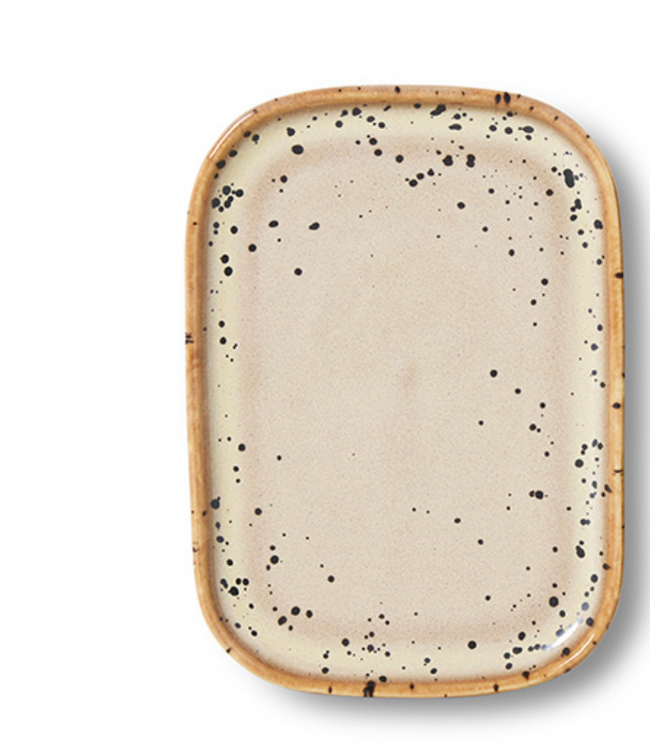 HKliving 70s ceramics: small tray Grit