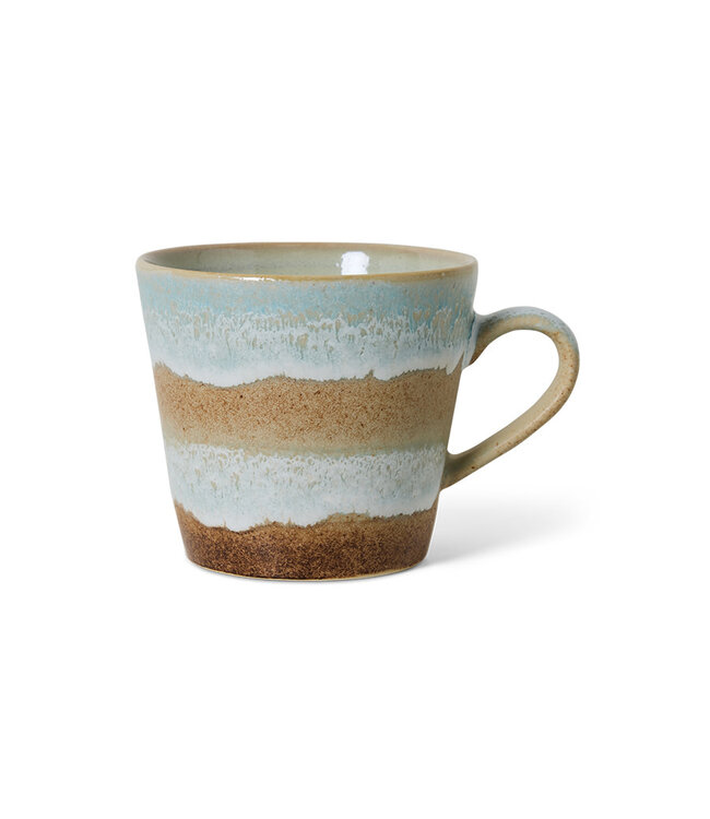 HKliving 70s ceramics: cappuccino mug skyline