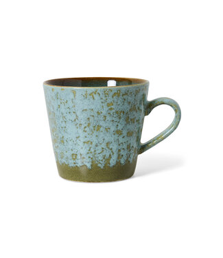 HKliving 70s ceramics: cappuccino mug verdigris