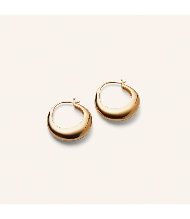 Pernille Corydon Atlas Earrings - Gold plated brass