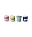 HKliving 70s ceramics: egg cups vibrance, set of 4