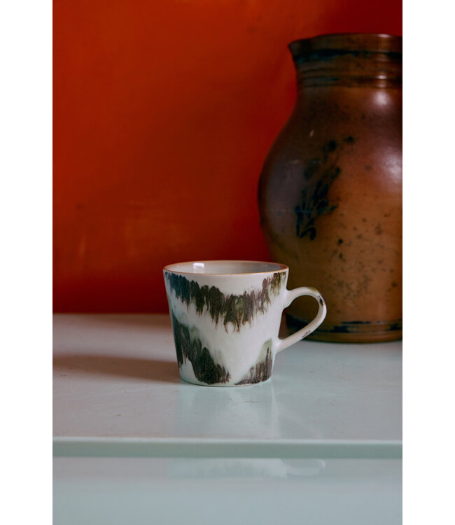 HKliving 70s ceramics: cappuccino mug tide