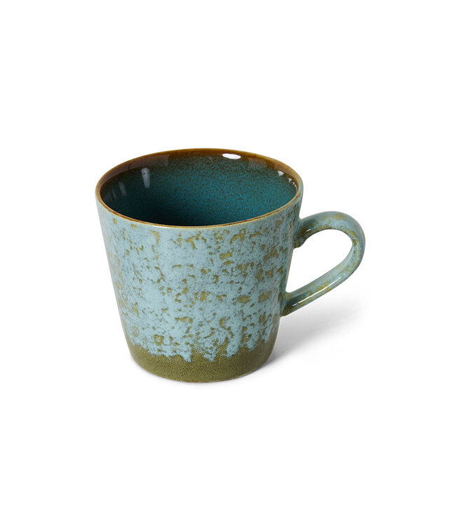 HKliving 70s ceramics: cappuccino mug verdigris