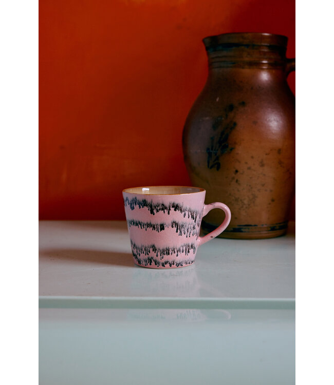 HKliving 70s ceramics: cappuccino mug bubble