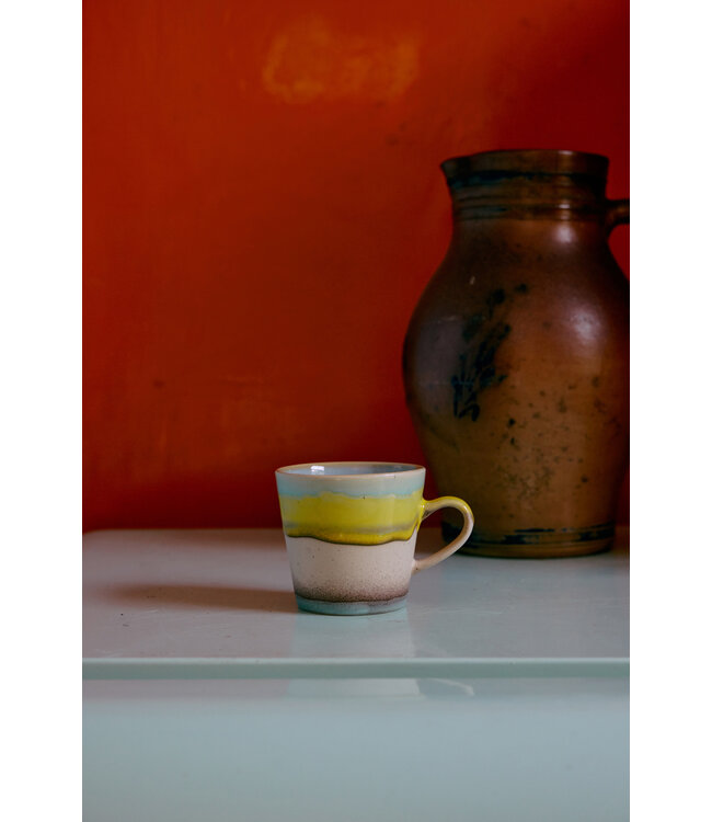 HKliving 70s ceramics: americano mug glint