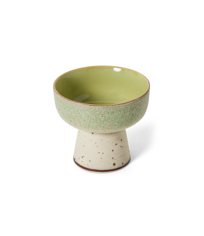 HKliving 70s ceramics: tapas bowl on base L Slush