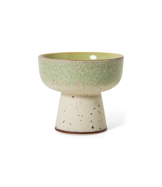 HKliving 70s ceramics: tapas bowl on base L Slush