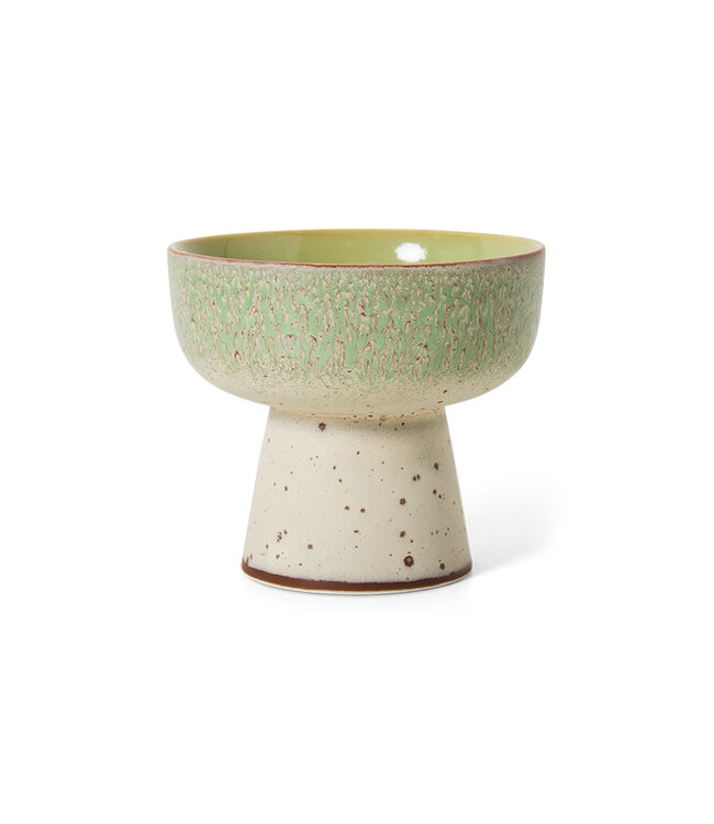 HKliving 70s ceramics: tapas bowl on base L Slush