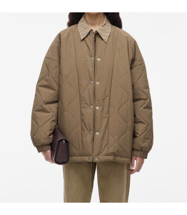 Rouge Edit Buttoned quilted jacket