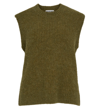 Rouge Edit Thelma O-necl Knitted Vest