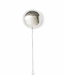 HKliving Orb wall lamp, chrome