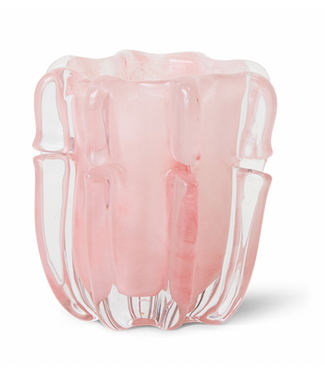 HKliving Coralla candle holder, soft pink