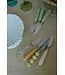 HKliving Cheese knives, sage (set of 3)