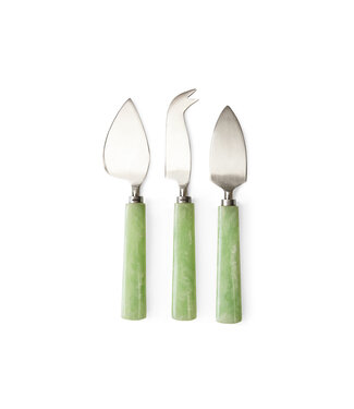 HKliving Cheese knives, sage (set of 3)