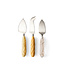 HKliving Cheese knives, cream (set of 3)