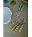HKliving Cheese knives, cream (set of 3)