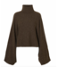 Selected Elina knit cape roll neck