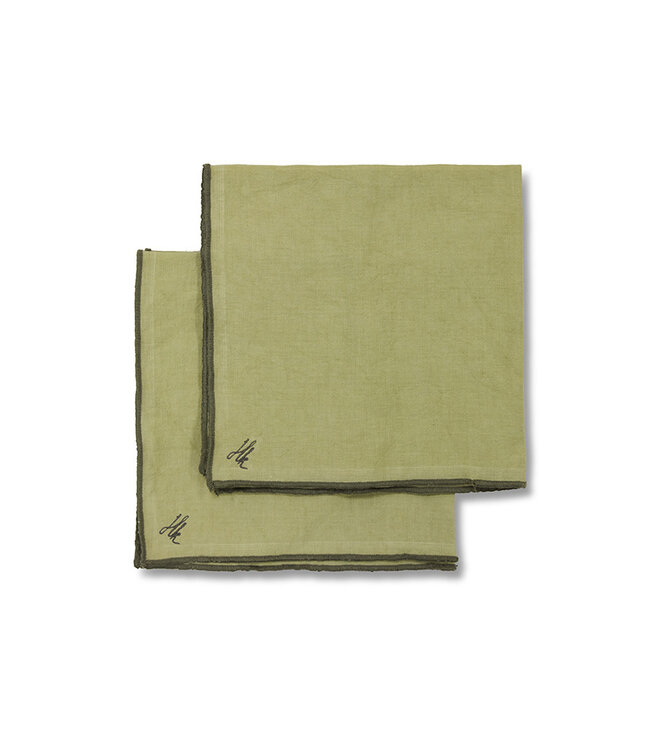 HKliving Ease napkins, Dune 50x50cm, set of 2