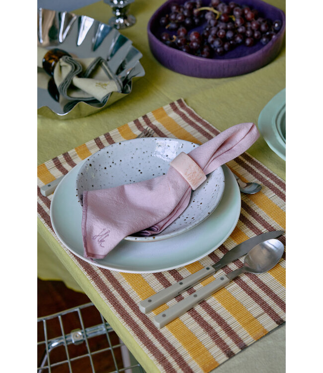 HKliving Ease napkins, Rosette 50x50cm, set of 2