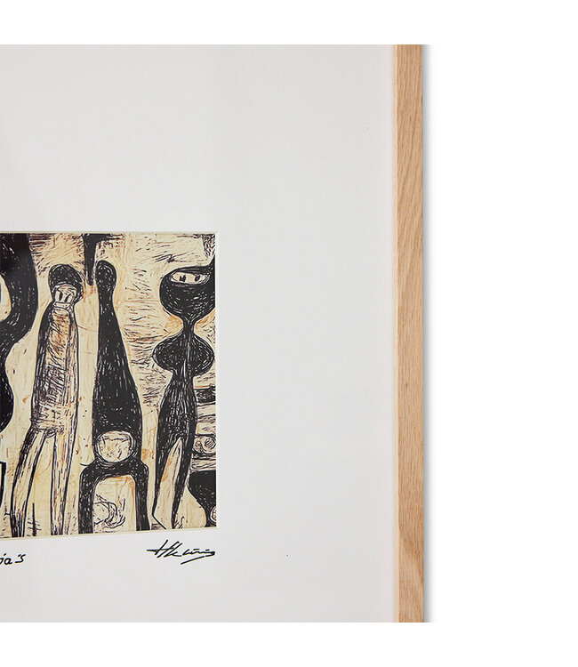 HKliving Framed artwork, suns out (29x37cm)