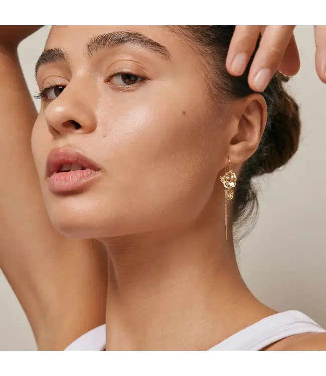 Enamel Kim Earring Gold