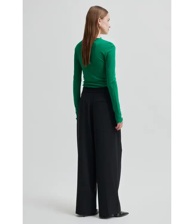 Second Female Pique wrap trousers