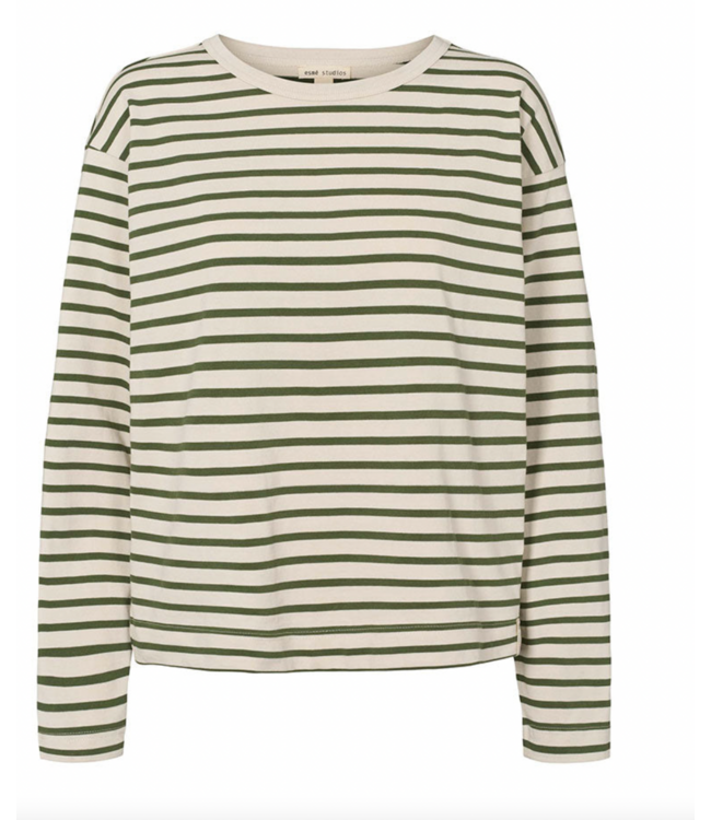 Esmé studios Tine LS striped top GOTS / XS