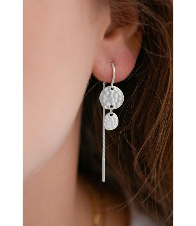 Enamel Earring, Annora