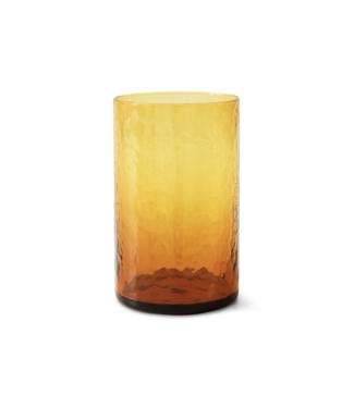HKliving High tube glass,  Amber