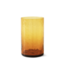 HKliving High tube glass,  Amber