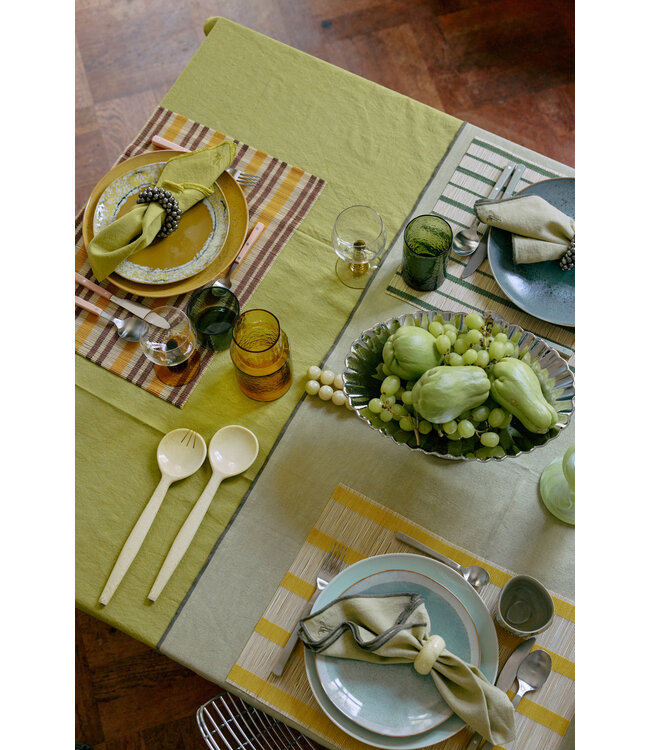 HKliving Salad cutlery vanilla, set of 2