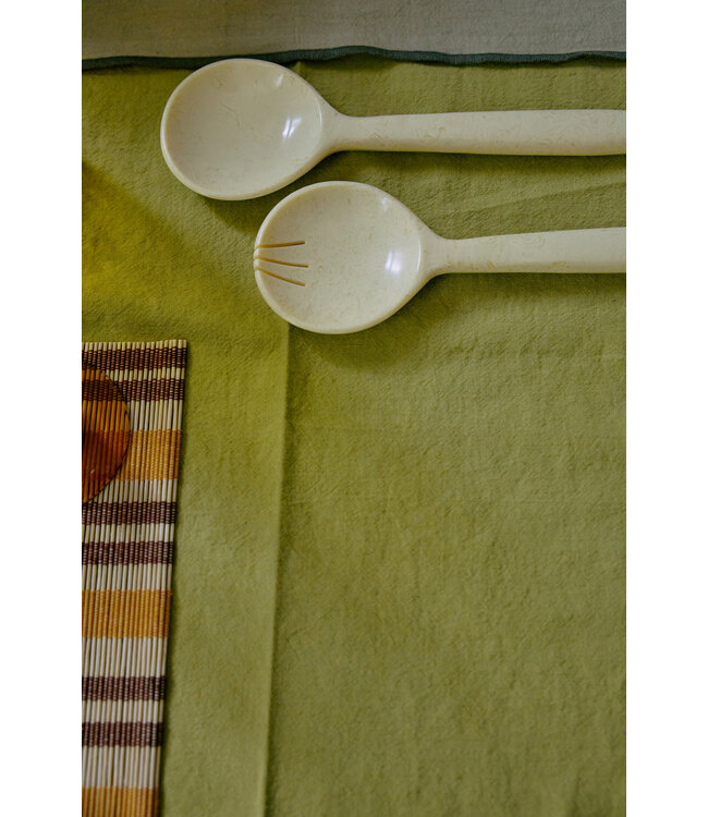 HKliving Salad cutlery vanilla, set of 2