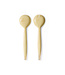 HKliving Salad cutlery vanilla, set of 2