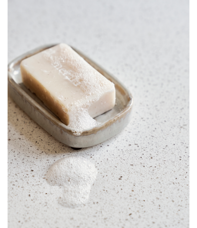 Meraki Soap dish, MKDatura, Shellish grey