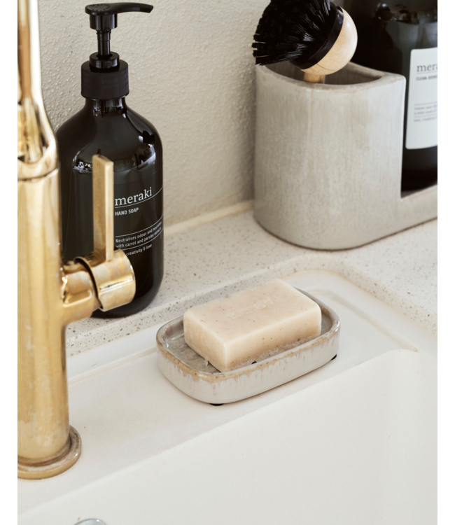 Meraki Soap dish, MKDatura, Shellish grey
