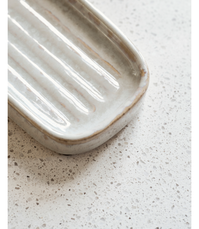 Meraki Soap dish, MKDatura, Shellish grey