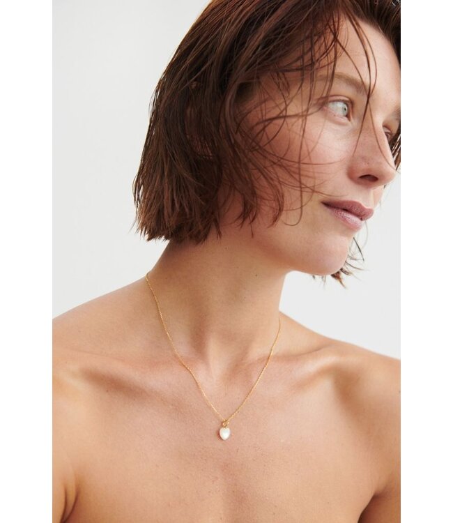 Pernille Corydon Ocean Heart  Pendant Gold Plated