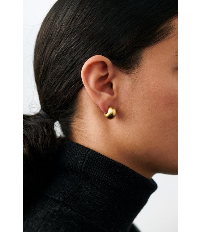 Pernille Corydon Small Echo Hoops -  Silver plated brass