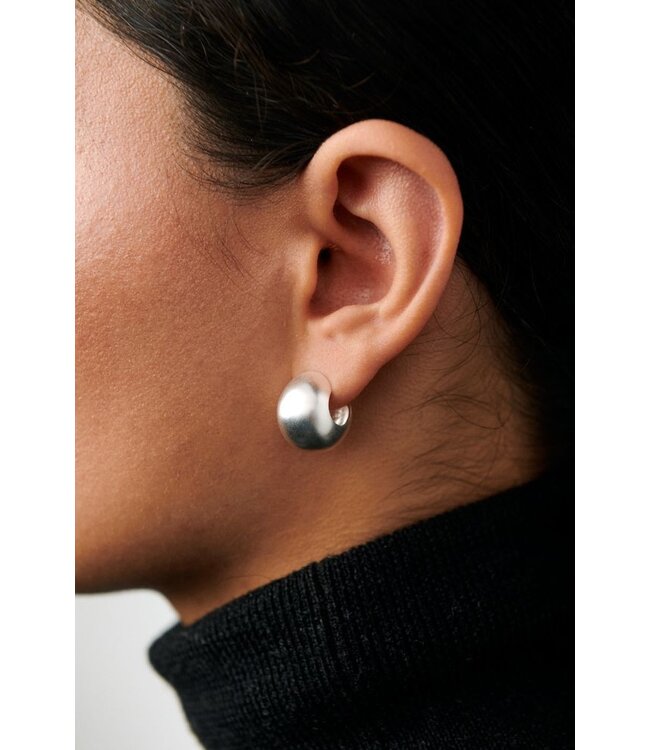 Pernille Corydon Echo Hoops - Silver plated brass