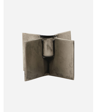 House Doctor Candle stand, Wing, Raw iron