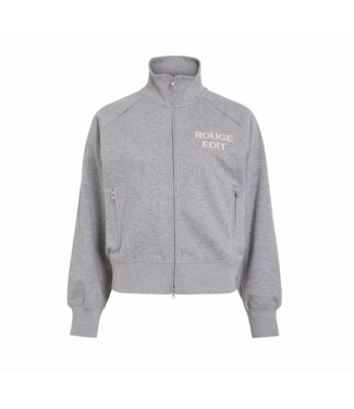 Rouge Edit YORK L/S HIGH NECK ZIPPER SWEAT