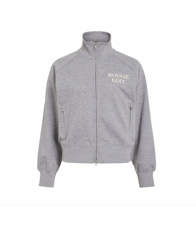 Rouge Edit YORK L/S HIGH NECK ZIPPER SWEAT