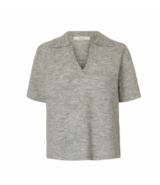 Selected LULU SS KNIT POLO / Size L