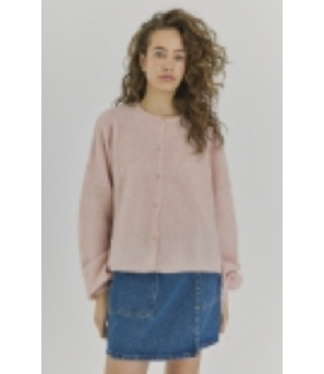 Norr Halli button knit cardigan