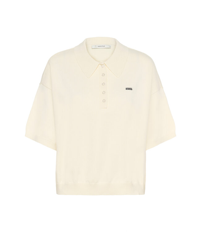 Gestuz Talla ss polo pullover / size M