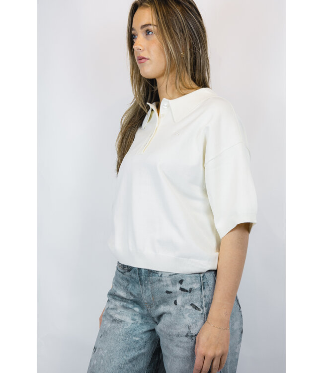 Gestuz Talla ss polo pullover