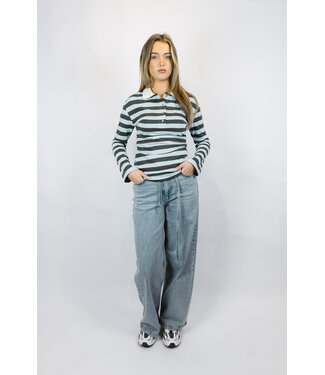 Modström Stetson LS stripe polo