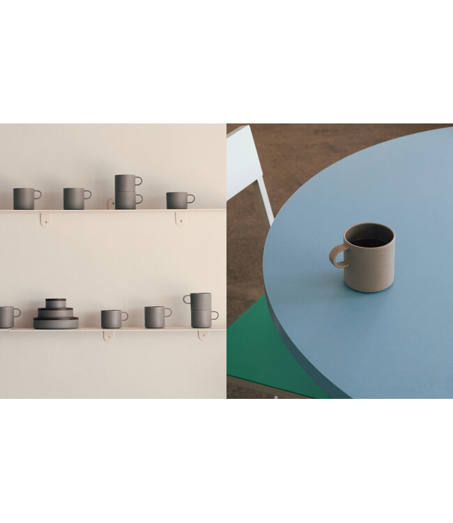 Hasami HAW120 Mug Cup 85×89mm Medium Ash White